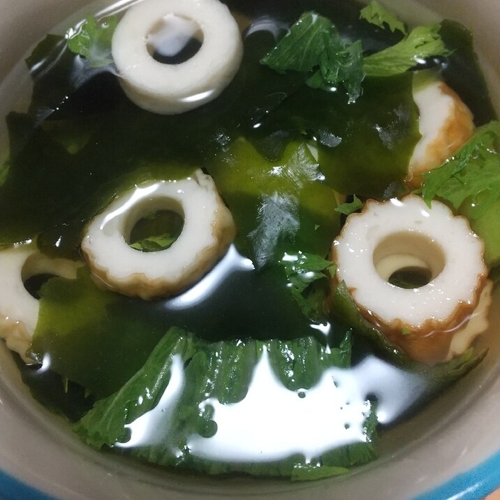 竹輪スープ